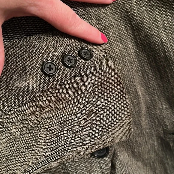🌺VINTAGEDKNY made in Italy 💯 linen blazer 🌺